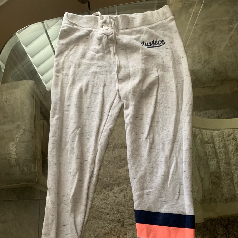 A used Justice Active joggers/sweatpants